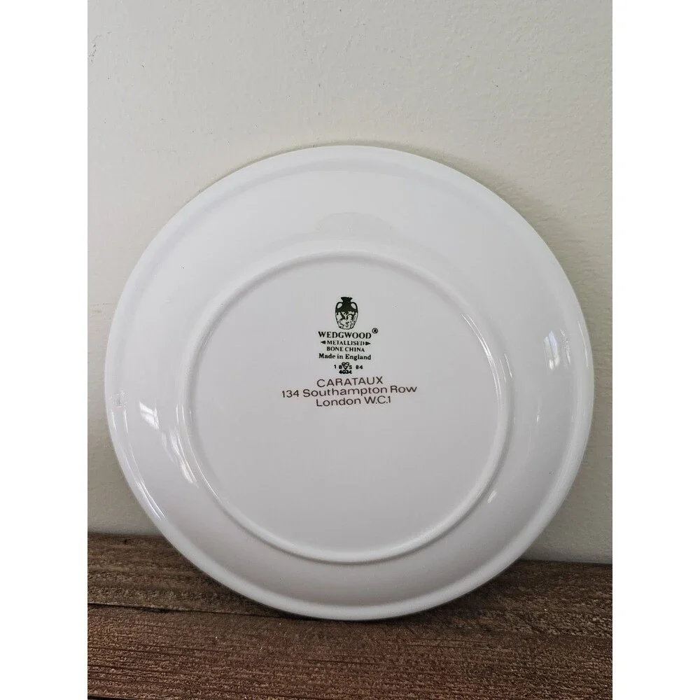 Wedgwood Metallised Bone China Peacock Plate